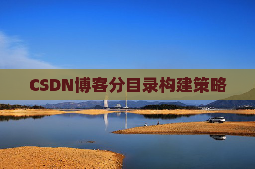 CSDN博客分目录构建策略