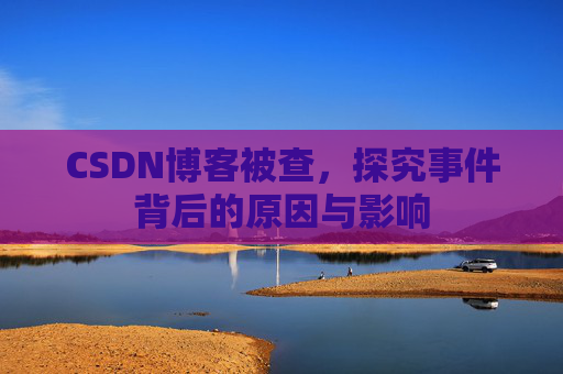 CSDN博客被查,探究事件背后的原因与影响